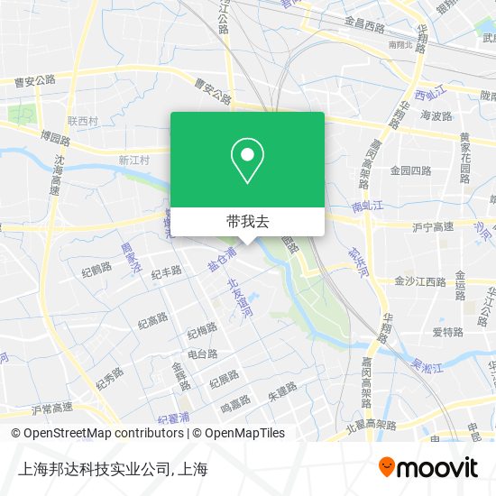 上海邦达科技实业公司地图