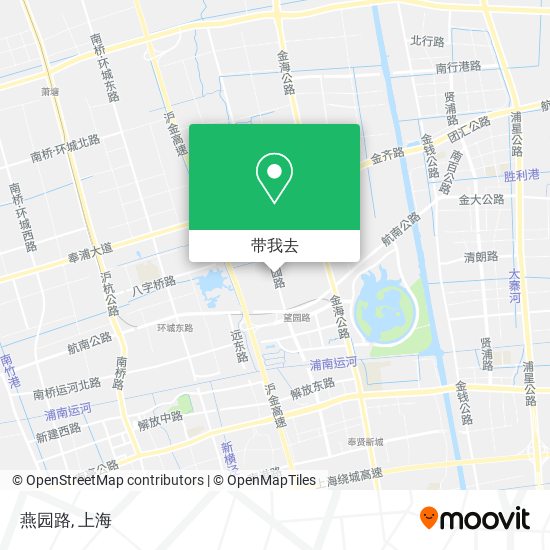 燕园路地图