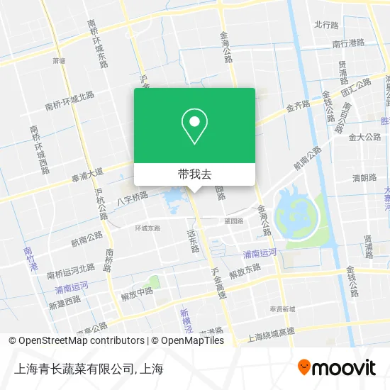 上海青长蔬菜有限公司地图