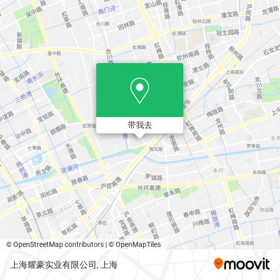 上海耀豪实业有限公司地图