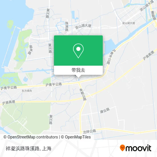 祥凝浜路珠溪路地图