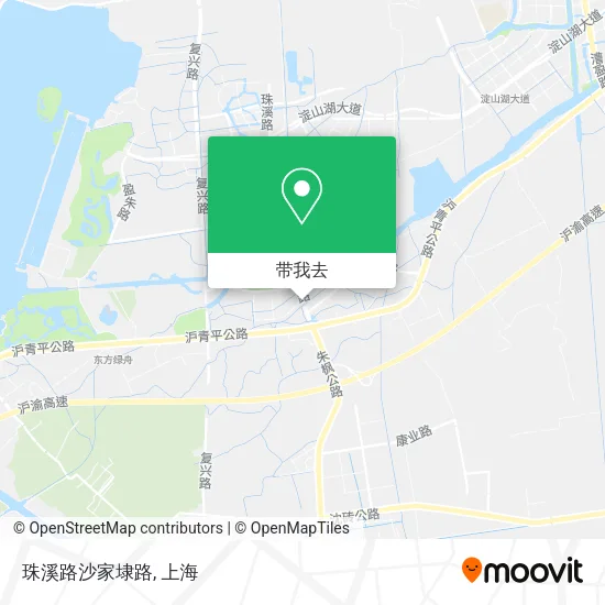 珠溪路沙家埭路地图