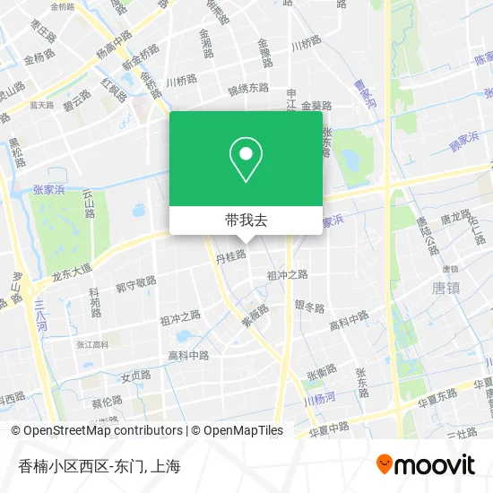 香楠小区西区-东门地图