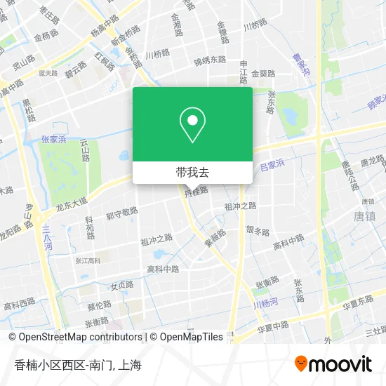 香楠小区西区-南门地图