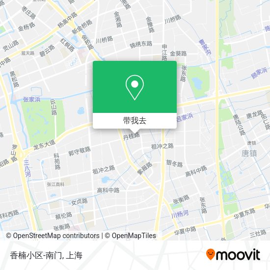 香楠小区-南门地图