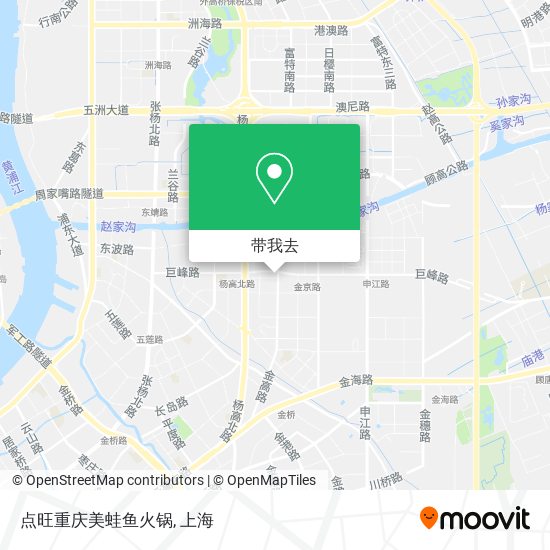 点旺重庆美蛙鱼火锅地图