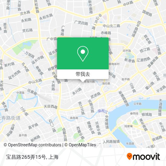 宝昌路265弄15号地图