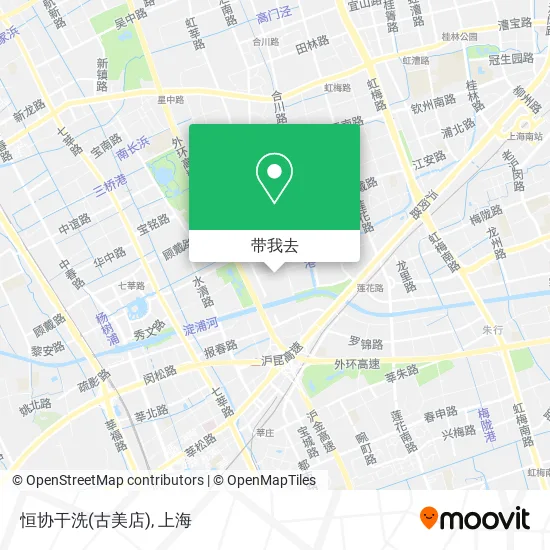 恒协干洗(古美店)地图