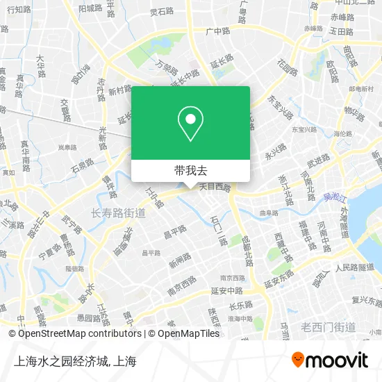 上海水之园经济城地图