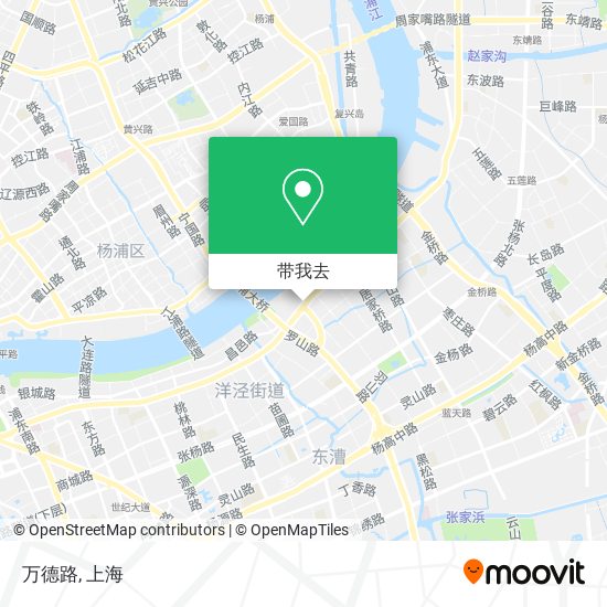 万德路地图
