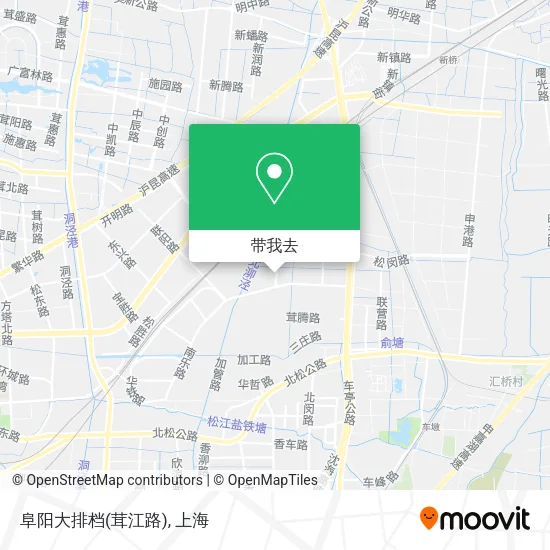阜阳大排档(茸江路)地图