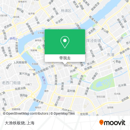 大渔铁板烧地图