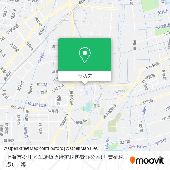 上海市松江区车墩镇政府护税协管办公室(开票征税点)地图