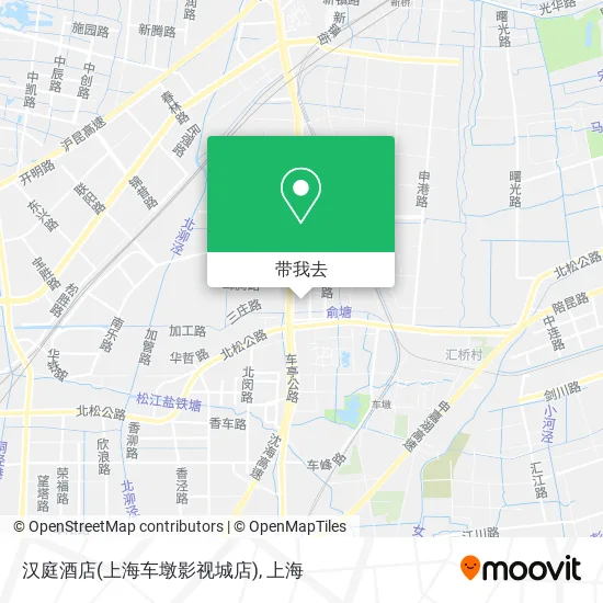 汉庭酒店(上海车墩影视城店)地图