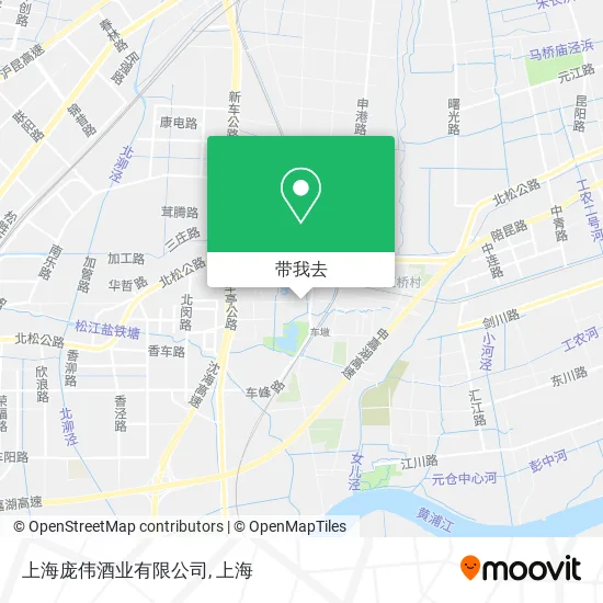 上海庞伟酒业有限公司地图