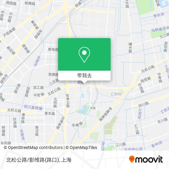 北松公路/影维路(路口)地图