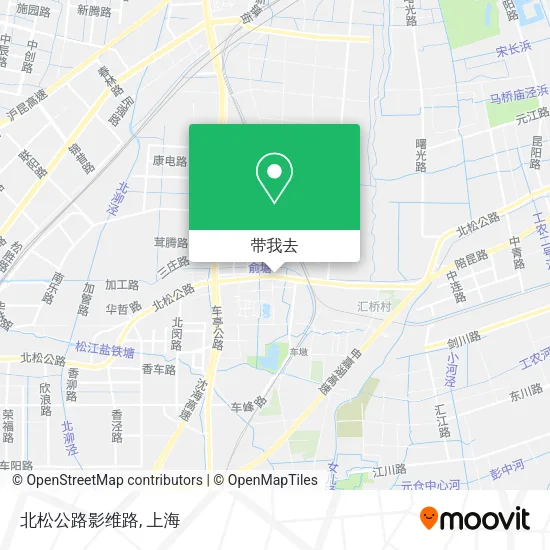 北松公路影维路地图
