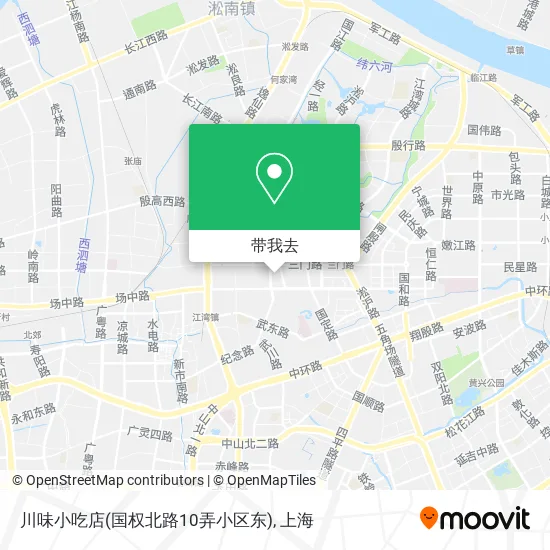 川味小吃店(国权北路10弄小区东)地图