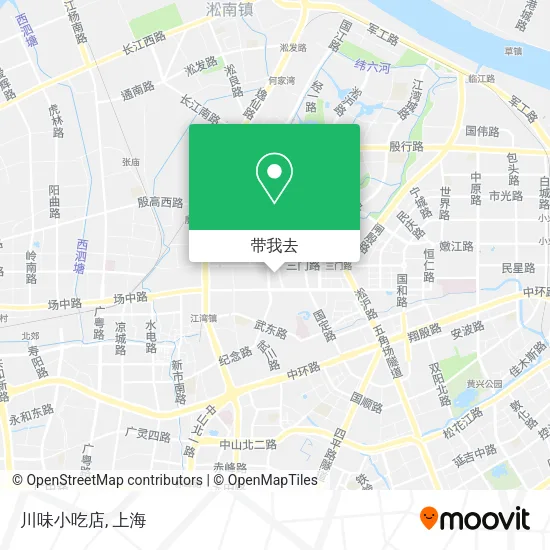 川味小吃店地图