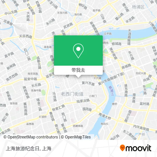上海旅游纪念日地图