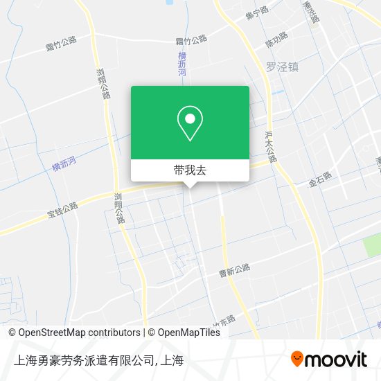 上海勇豪劳务派遣有限公司地图