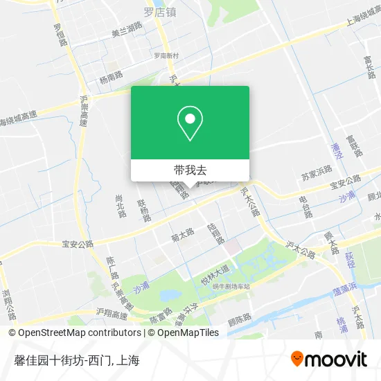 馨佳园十街坊-西门地图