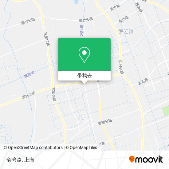 俞湾路地图