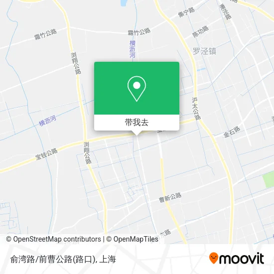 俞湾路/前曹公路(路口)地图