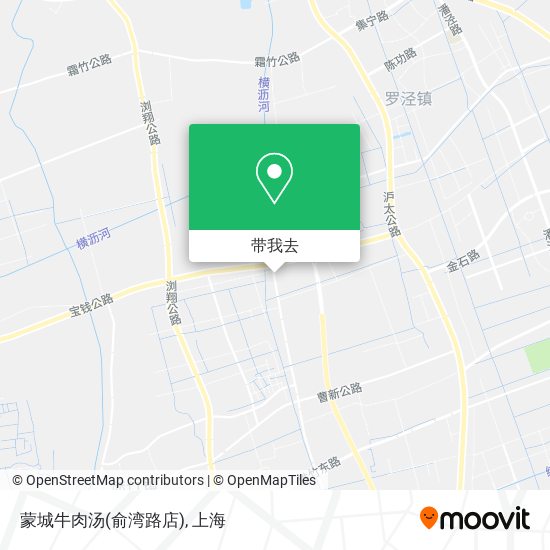 蒙城牛肉汤(俞湾路店)地图