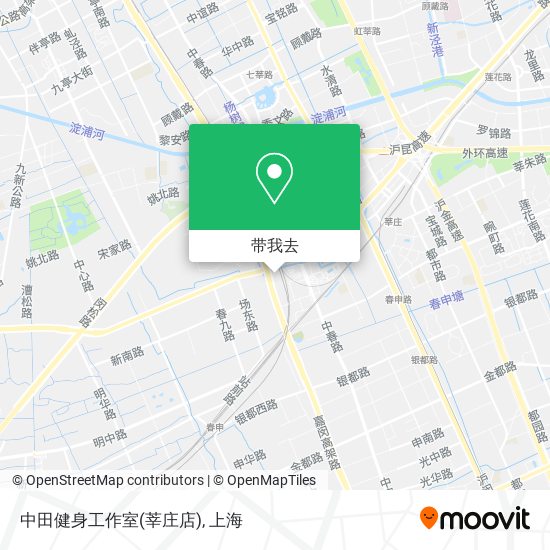 中田健身工作室(莘庄店)地图