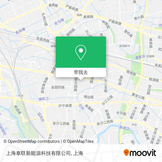 上海泰联新能源科技有限公司地图