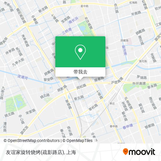 友谊家旋转烧烤(疏影路店)地图