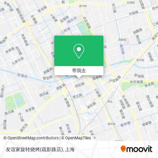 友谊家旋转烧烤(疏影路店)地图
