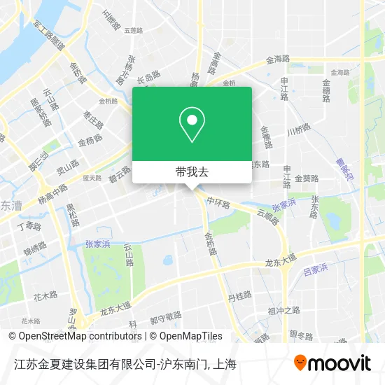 江苏金夏建设集团有限公司-沪东南门地图