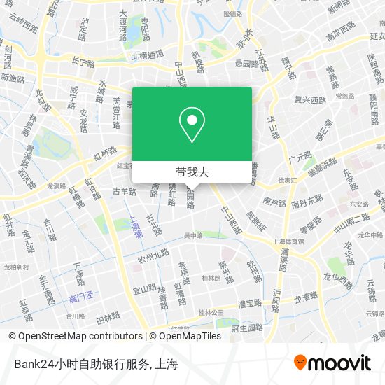 Bank24小时自助银行服务地图