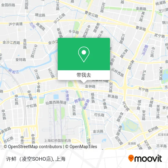 许鲜（凌空SOHO店)地图