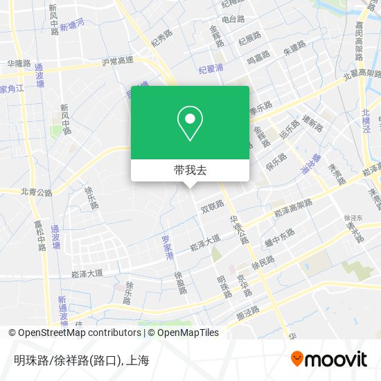 明珠路/徐祥路(路口)地图
