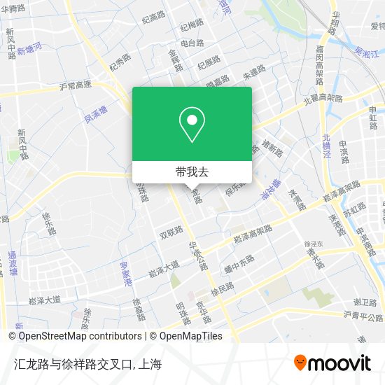 汇龙路与徐祥路交叉口地图