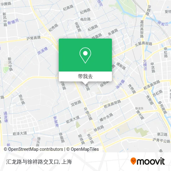 汇龙路与徐祥路交叉口地图