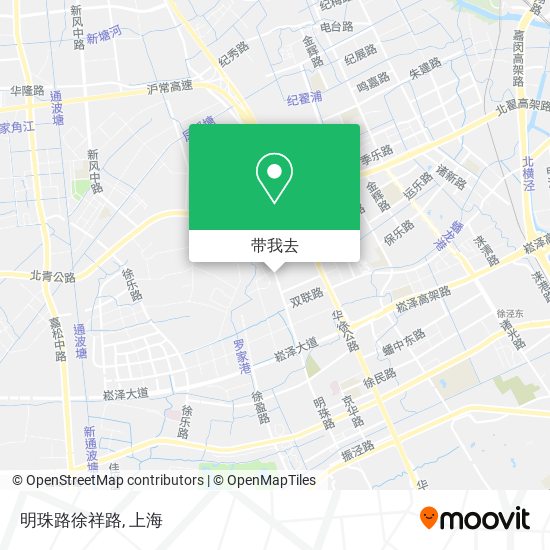 明珠路徐祥路地图