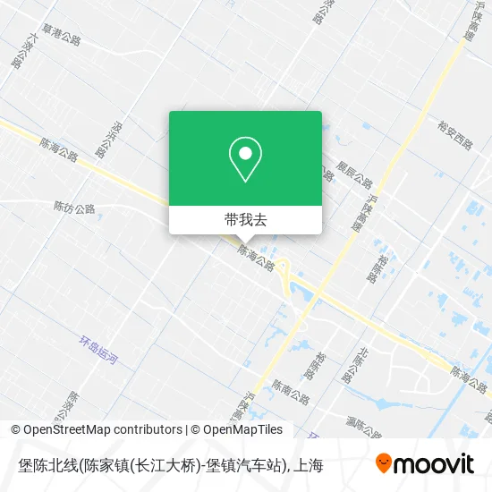 堡陈北线(陈家镇(长江大桥)-堡镇汽车站)地图