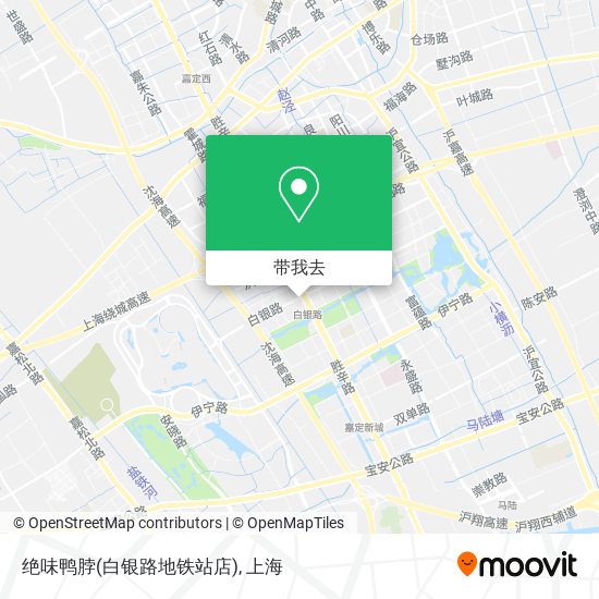 绝味鸭脖(白银路地铁站店)地图