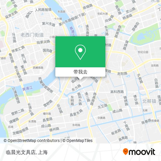 临晨光文具店地图