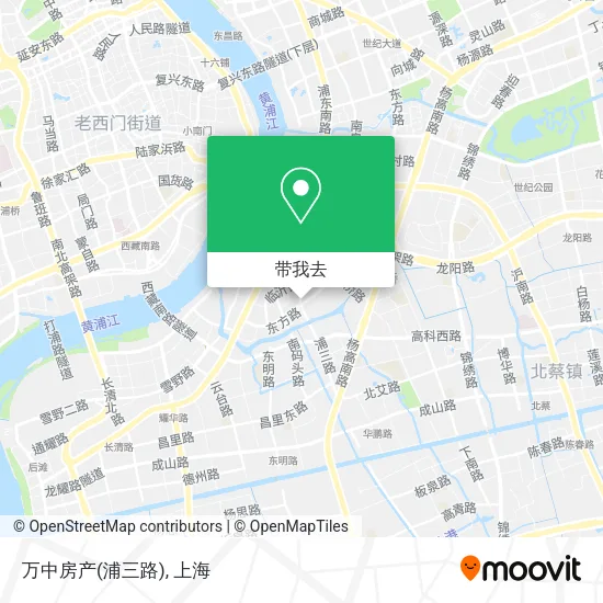 万中房产(浦三路)地图