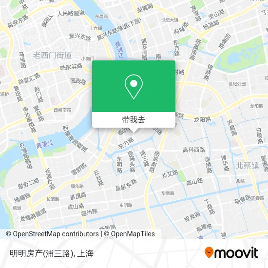 明明房产(浦三路)地图