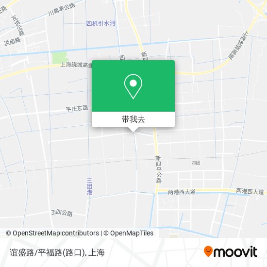 谊盛路/平福路(路口)地图