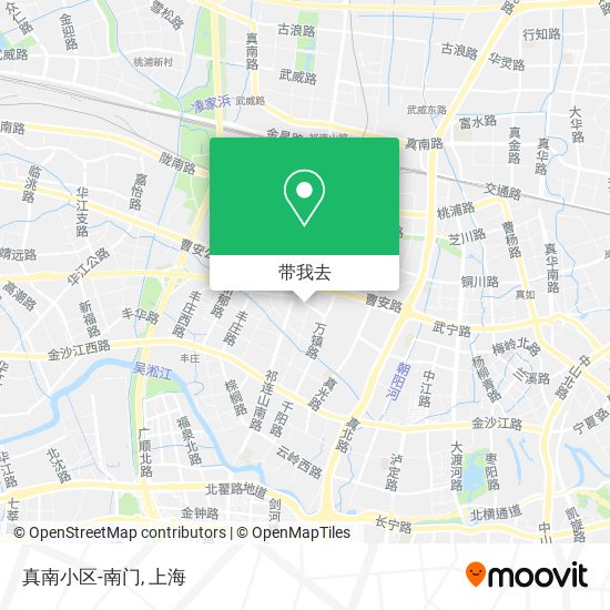 真南小区-南门地图