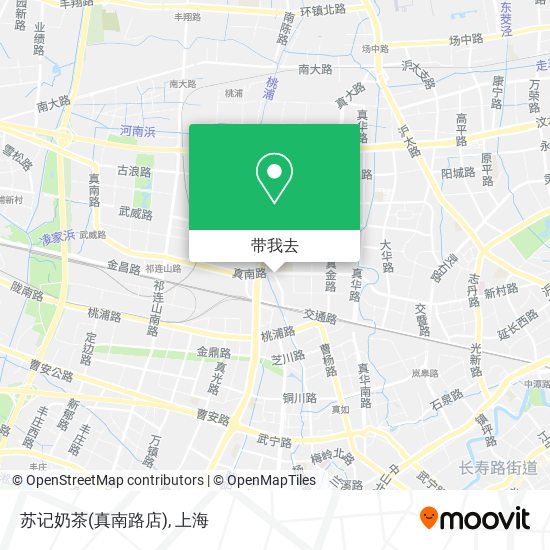 苏记奶茶(真南路店)地图