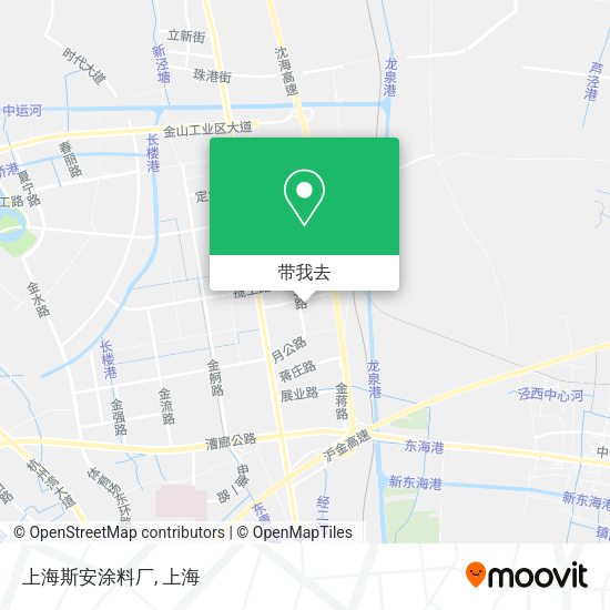 上海斯安涂料厂地图