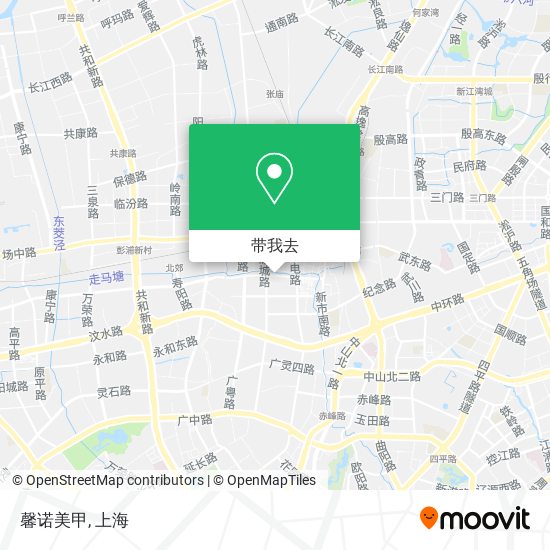 馨诺美甲地图